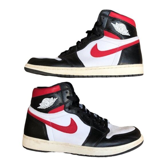 NIKE Air Jordan 1 Retro High OG 'Gym Red' Size 10 - Picture 1 of 16
